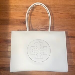 Tory Burch Oversized White Tote Bag